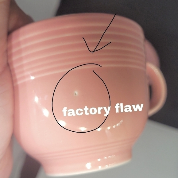 Vintage fiestaware dusty rose teacup & saucer - Picture 7 of 7